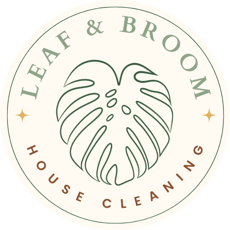 Leaf & Broom Logo